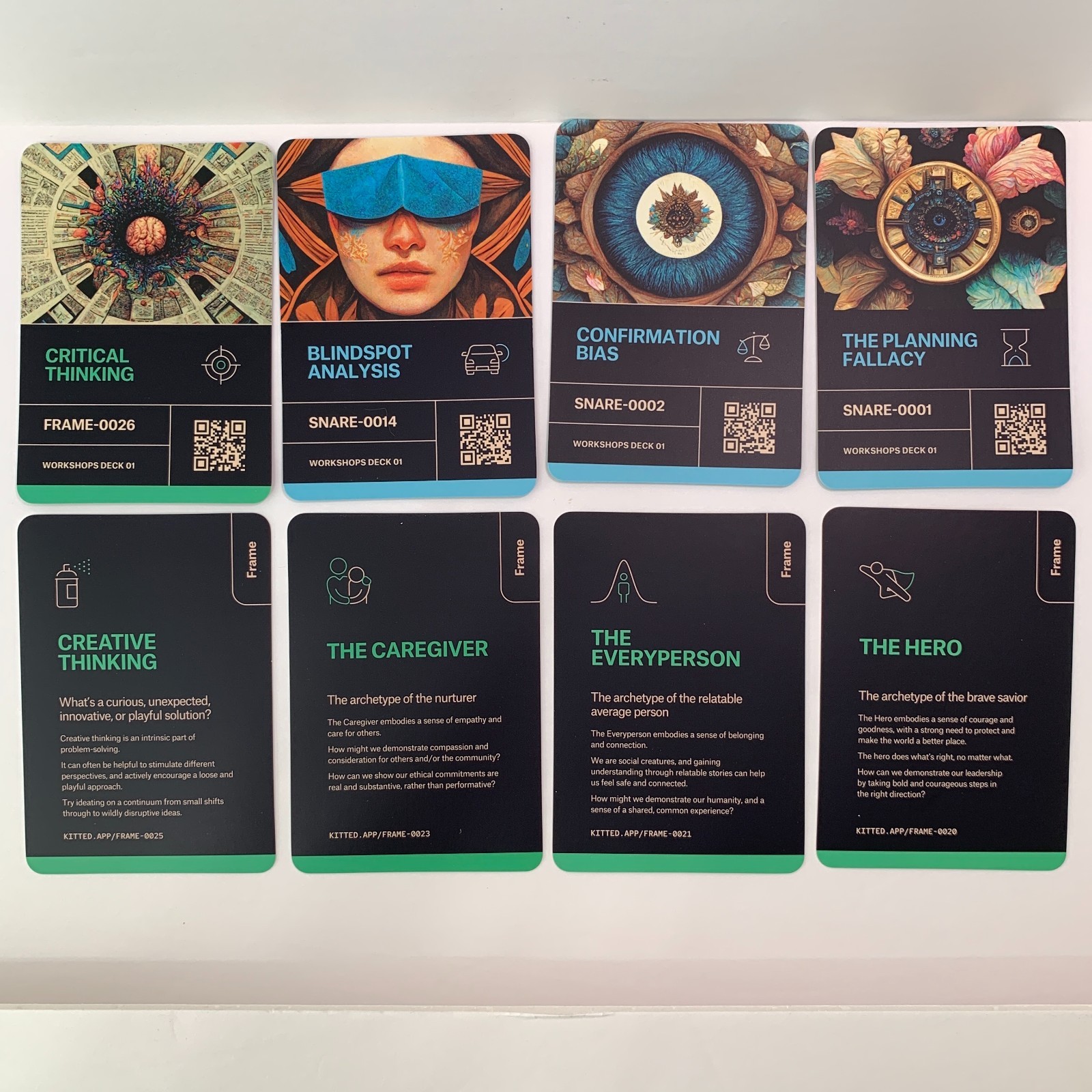 Kitted Personal Development Cards Professional Thinking Tools – SET OF 5 DECKS
