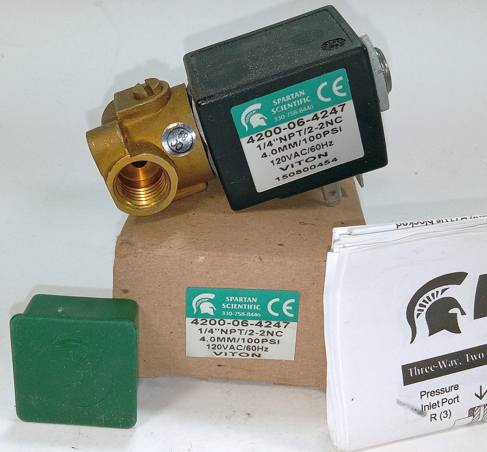 1 NEW SPARTAN SCIENTIFIC 4200-06-4247 SOLENOID VALVE NIB ***MAKE OFFER***
