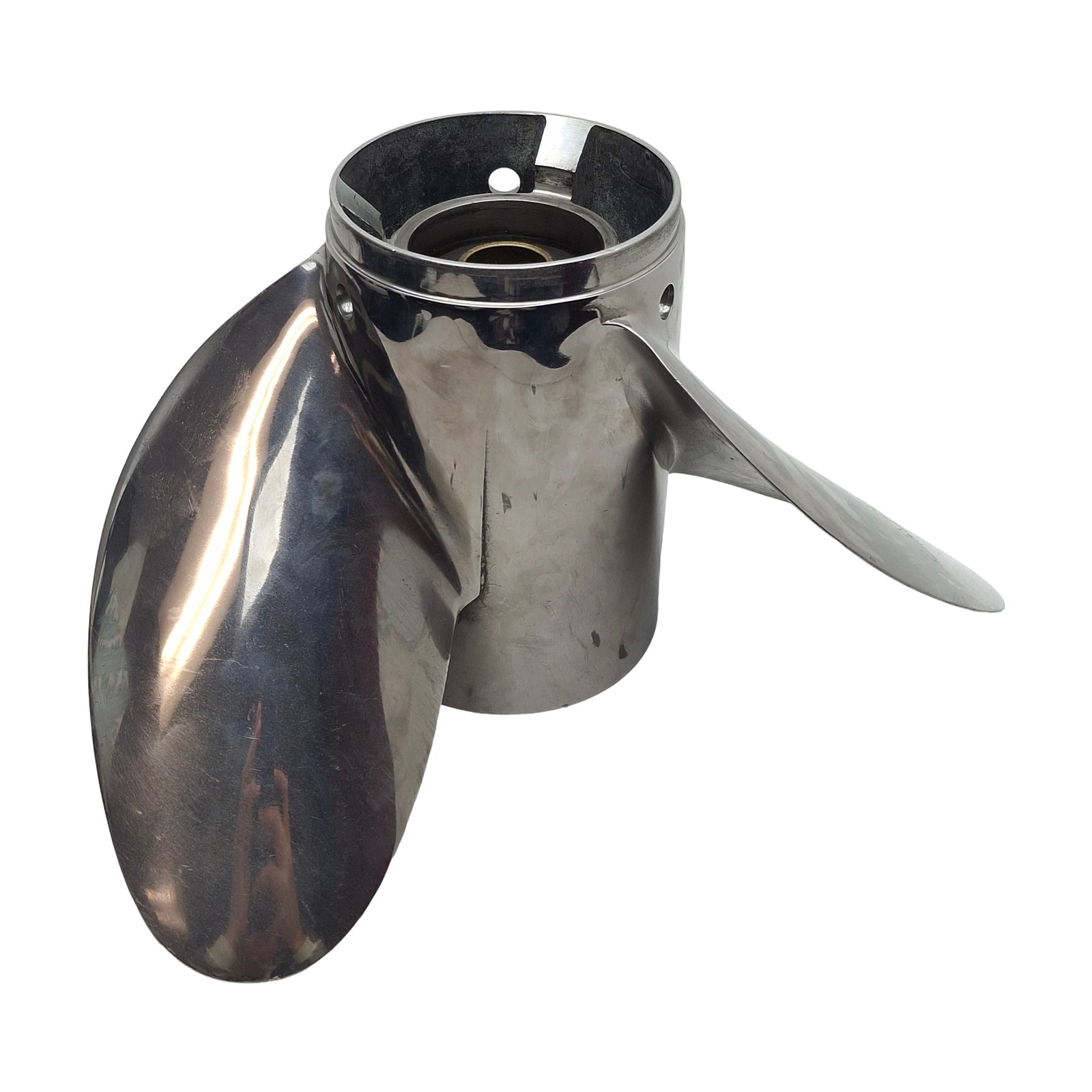 OMC Evinrude Johnson Raker 3855154 Propeller, 14-1/2″ x 22″ Pitch, LH, 19 Spline
