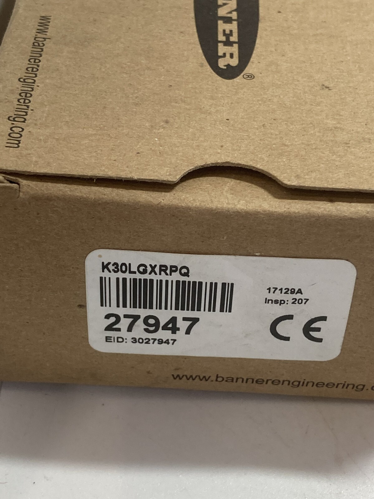BANNER K30LGXRPQ GENERAL LED INDICATOR 2-COLOR 10-30VDC GREEN-RED NIB