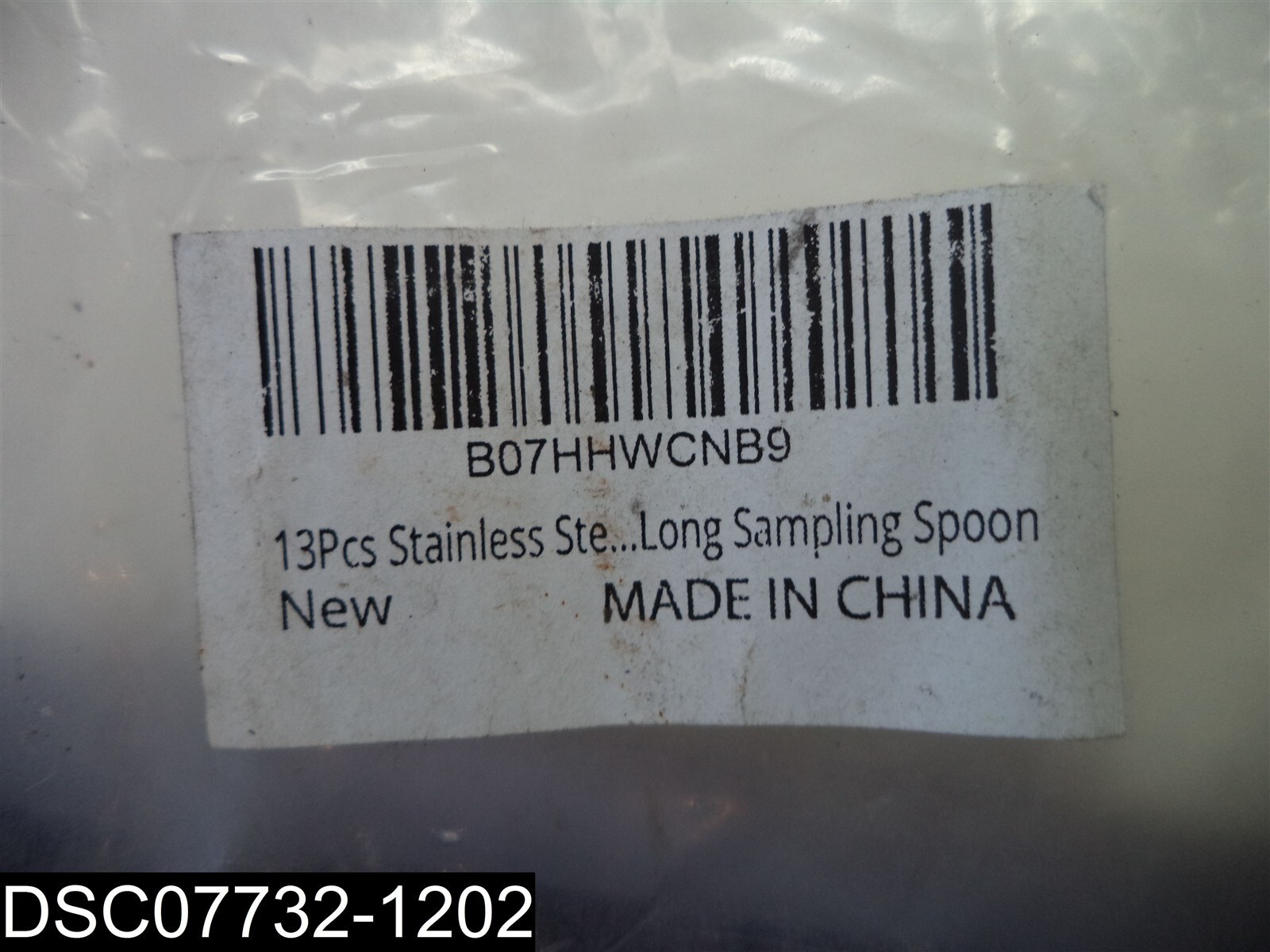 13 Piece Stainless Steel Long Sampling Spoon Set With Bag