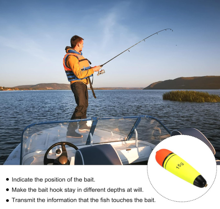 PATIKIL Fishing Slip Bobbers EVA Fishing Float for Saltwater Freshwater Fishing