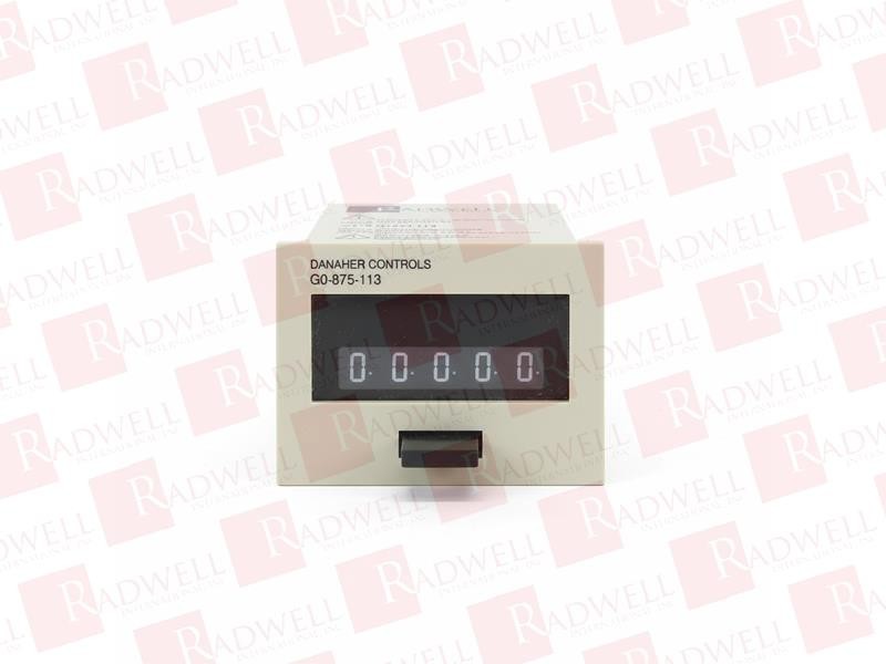 DANAHER CONTROLS G0-875-113 / G0875113 (USED)
