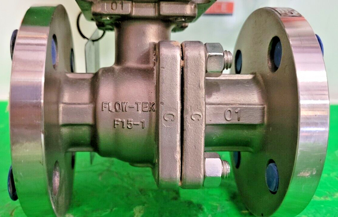 🟠FLOW-TEK 1″ FLANGED BALL VALVE BRAY CONTROLS PESSCO OFFERING 1 G092524-1-2 🗽