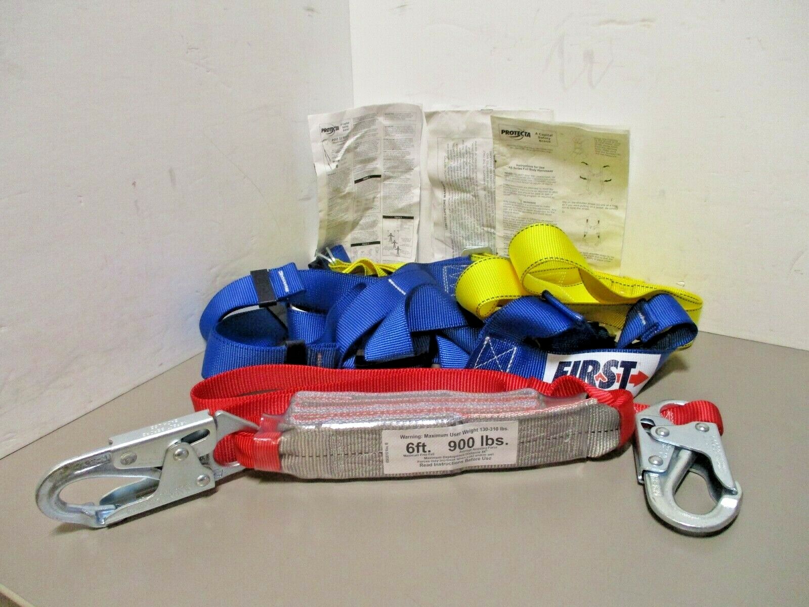 Protecta AB17530-XL Full Body Safety Harness Set XL 130-310Lb Capacity.