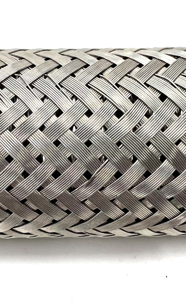 FLEX HOSES STAINLESS STEEL BRAIDED HOSE 1-1/2″ END HOSE DIA. 16″ LENGTH