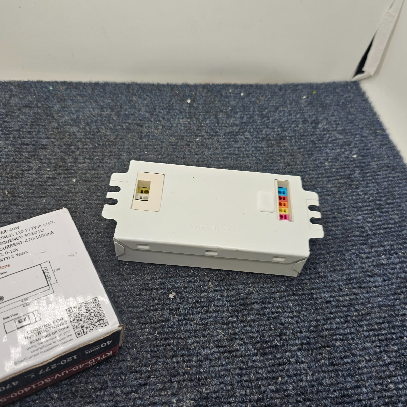 Keystone KTLD-40-UV-SC1400-56-VDIM-W1/USB US Class 2 Programmable LED driver