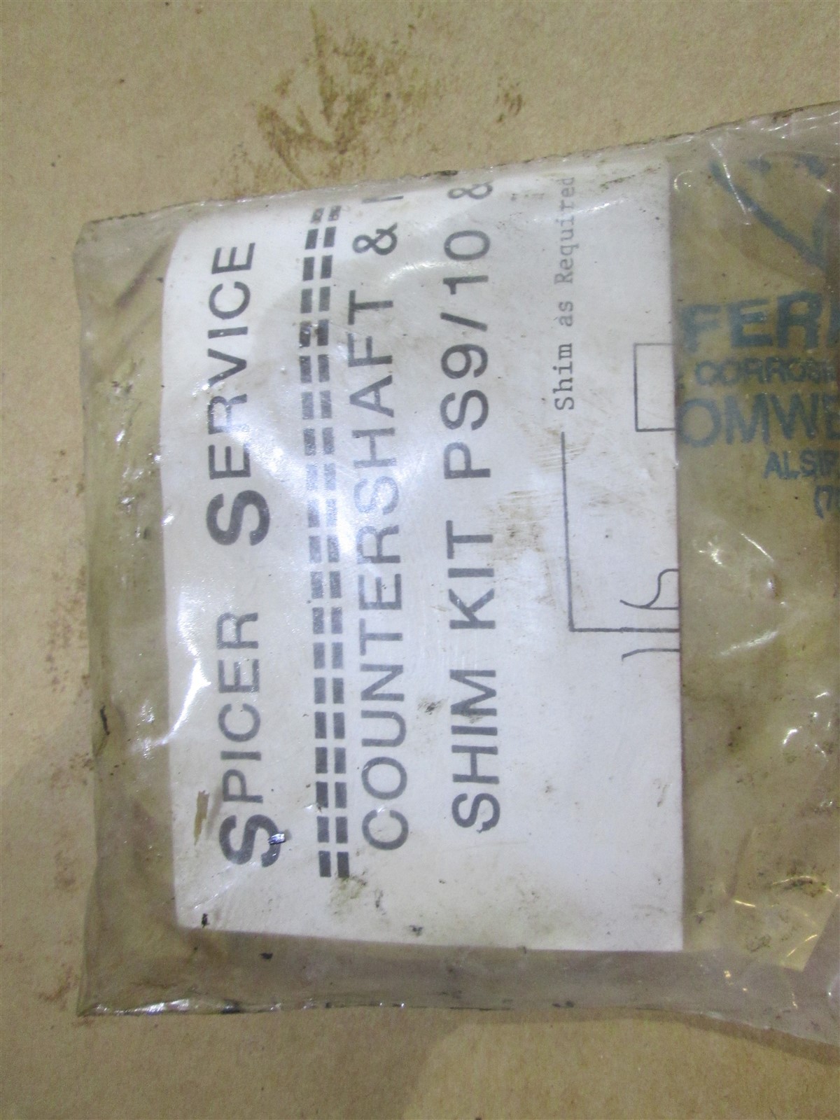 TTC Transmission Shim Kit 313667X Spicer Service Bulletin 2825