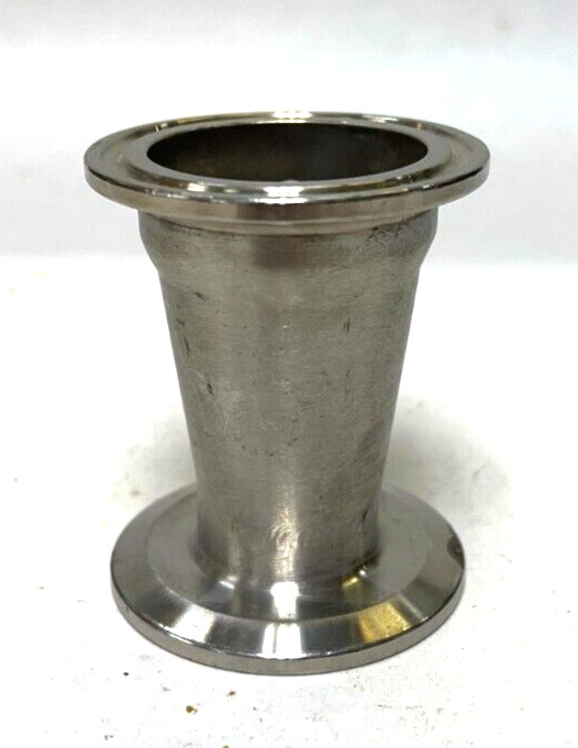 CLAMP CONCENTRIC REDUCER 1″ TO 1-1/2″ STAINLESS STEEL OAL 2-3/8″
