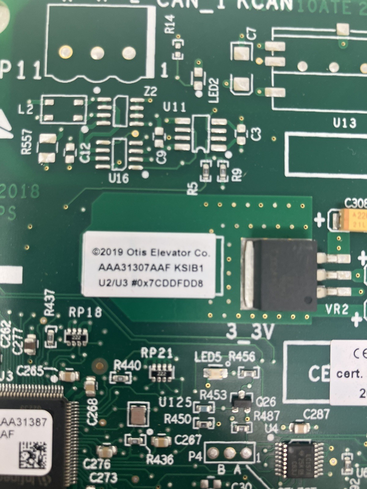 Otis ADA26800ATE2 Elevator E2 Control KSIB KIB1 Car Subsystem Board