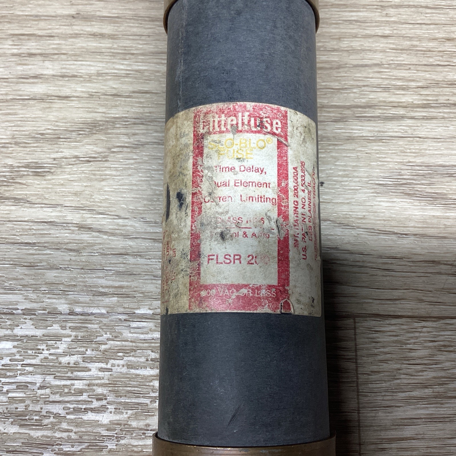 LITTLE FUSE SLO-BLO RK5 FLSR 200 FUSE #815PT151*CO