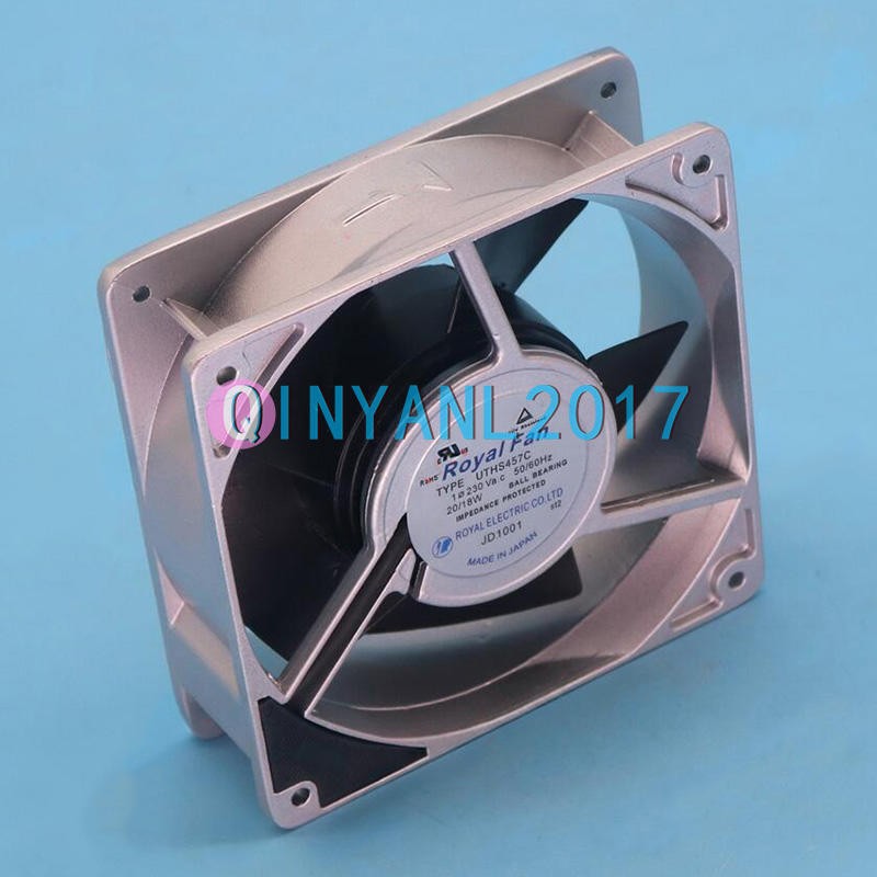 ONE New ROYAL FAN UTHS457C Metal Cooling Fan AC 230V 20/18W