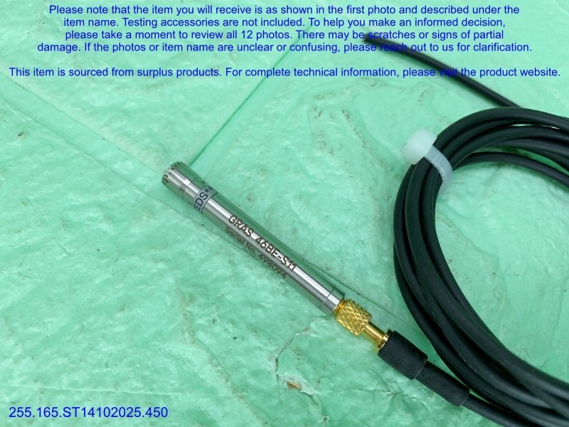 GRAS 46BE-S11 Microphone & Long Cable as in photos, sn:8094, DHL