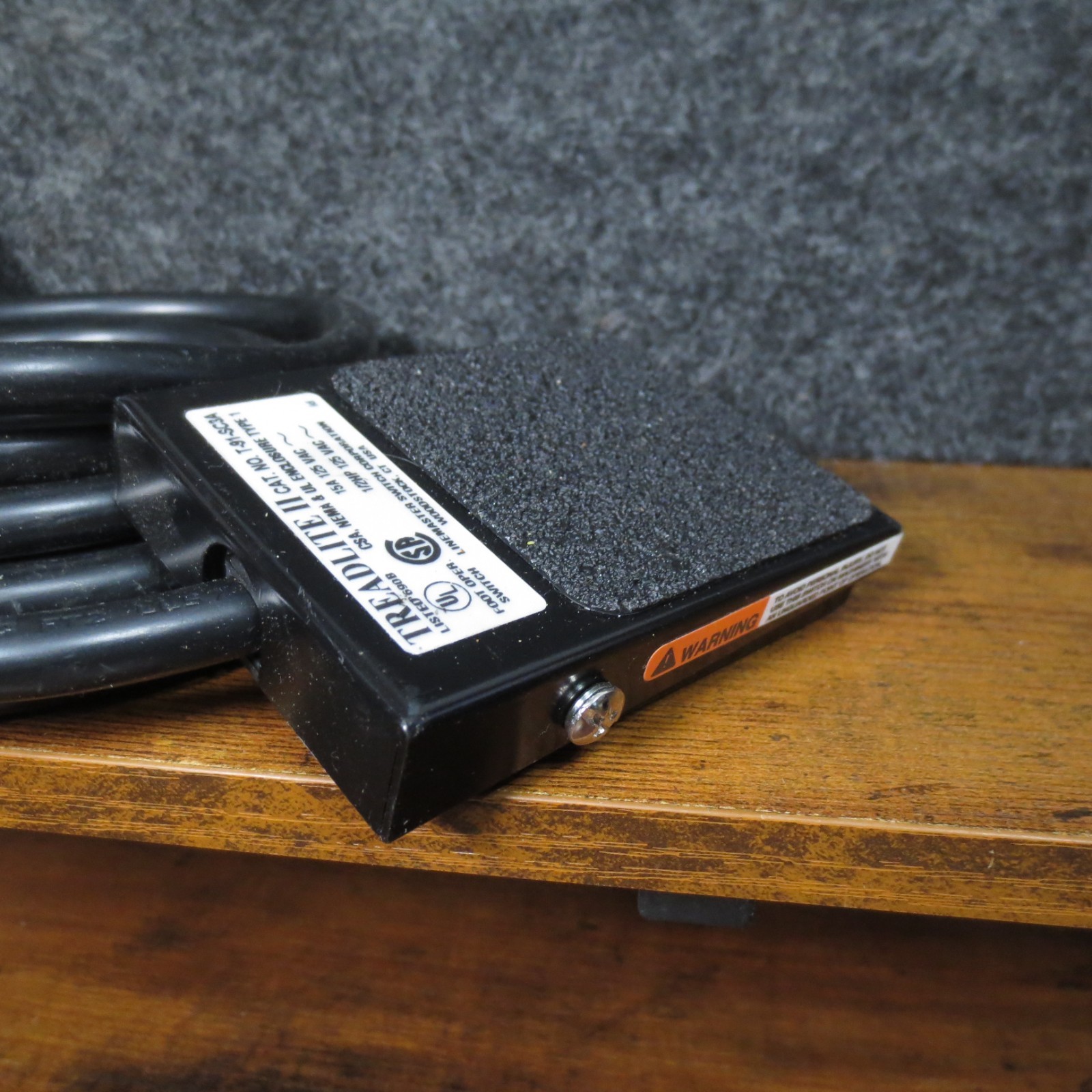 Treadlite II T-91-SC3A LineMaster Foot Switch Push Pedal 1/2HP 125VAC 15A USA
