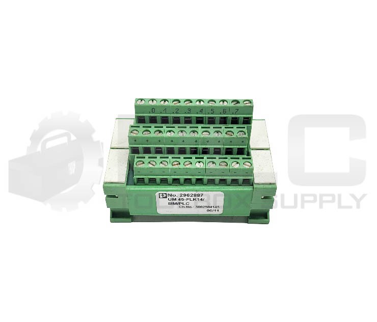 NEW PHOENIX CONTACT 2962887 TERMINAL BLOCK INTERFACE MODULE UM 45-FLK14/8IM/PLC