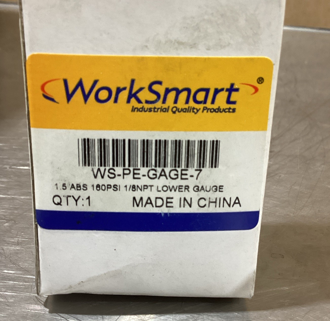 WORKSMART WS-PE-GAGE-7, 160PSI, 1/8″ NPT GAGE, F0012
