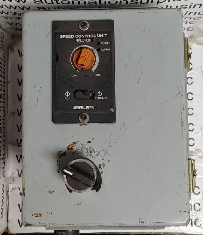 ORIENTAL MOTOR AXUD40R SPEED CONTROLLER w/ HOFFMANN A8066CH ENCLOSURE WOW!!