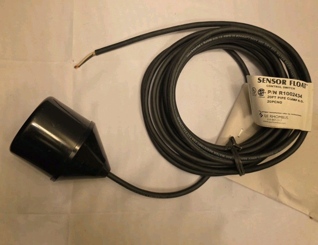 SJE-RHOMBUS 20PCN0 FLOAT CONTROL SWITCH SENSOR P/NR1002434 – NEW