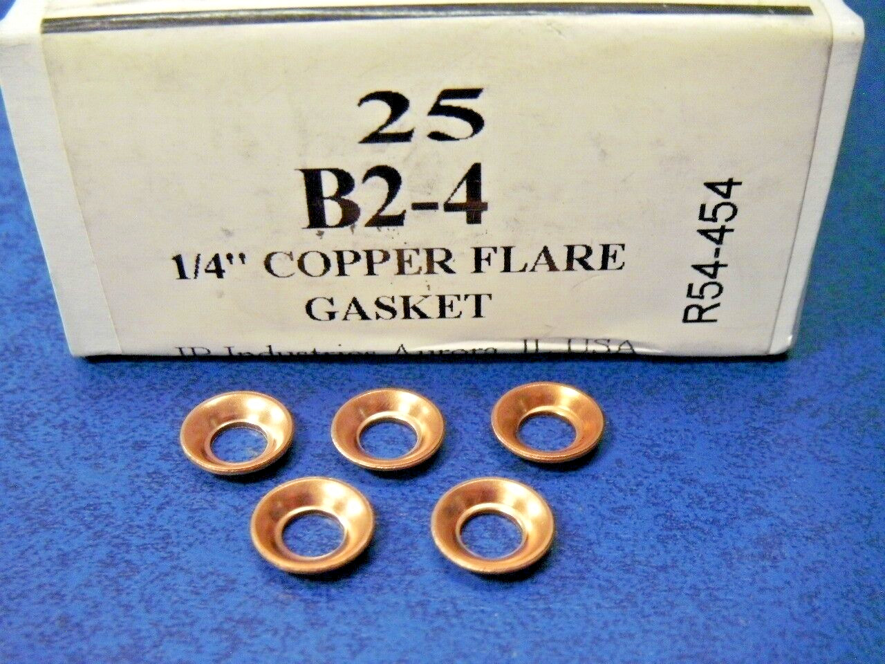 Just Better JB B2-4 Copper 1/4″ (M25) Flare Gasket Qty = 5