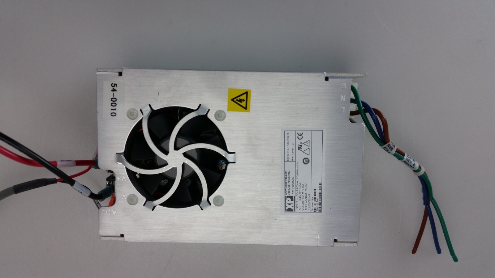 XP Power FCM400PS24 Supply, Input 100-240vac, Output 24/5 vdc