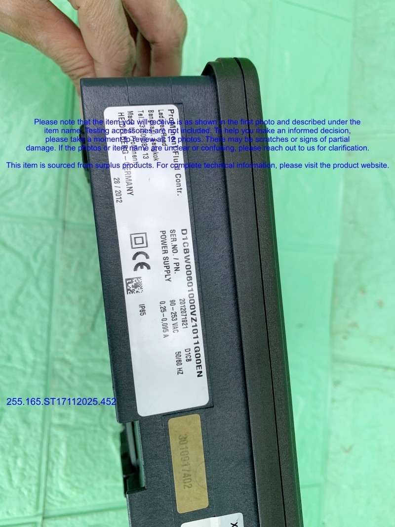 ProMinent D1CB W0060 1000V Water treatment Controller as in photos, sn:9411, DHL