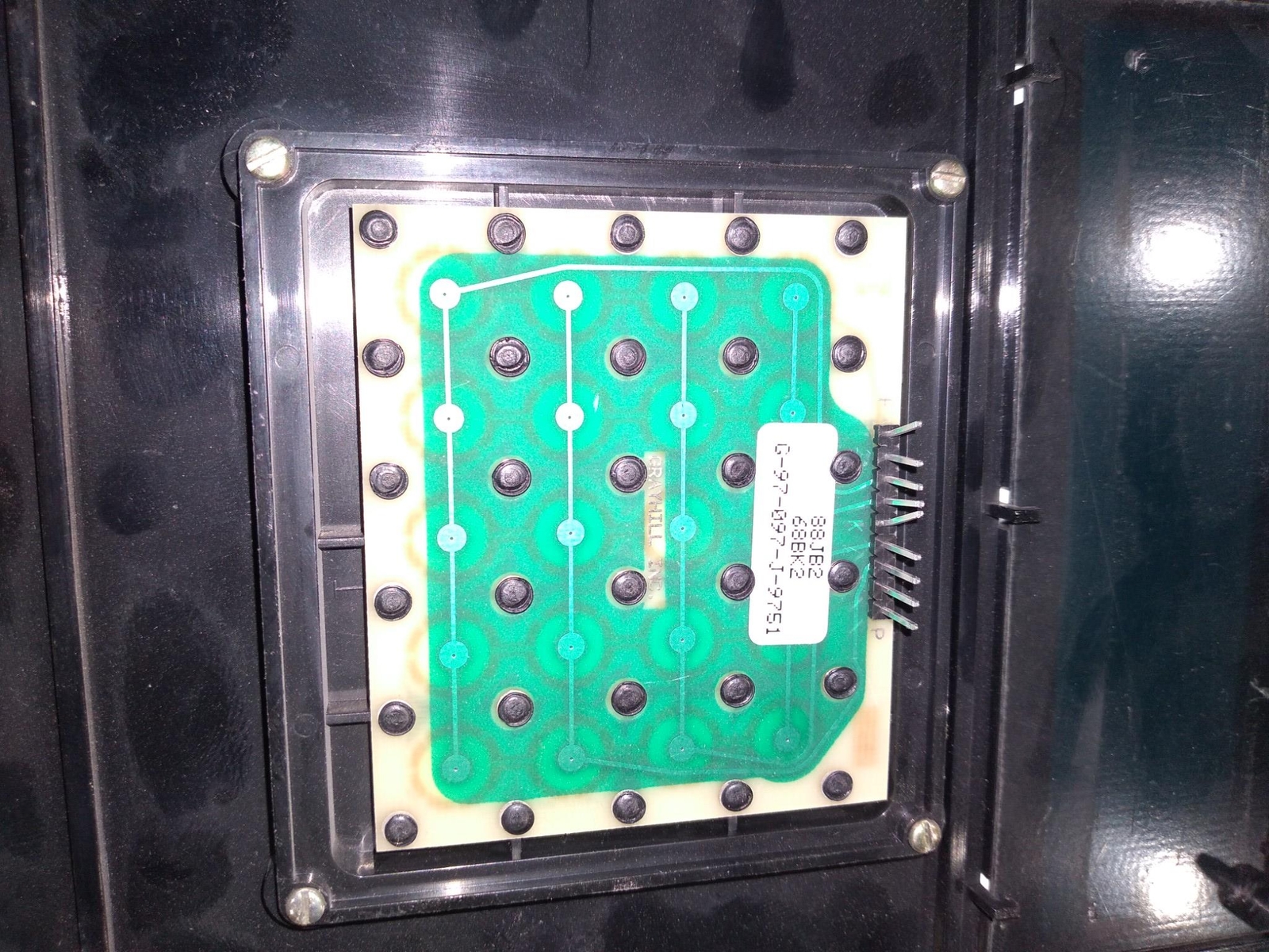 GRAYHILL GE OPERATOR CONTROL DISPLAY PANEL KEYPAD NP 104X905BA603