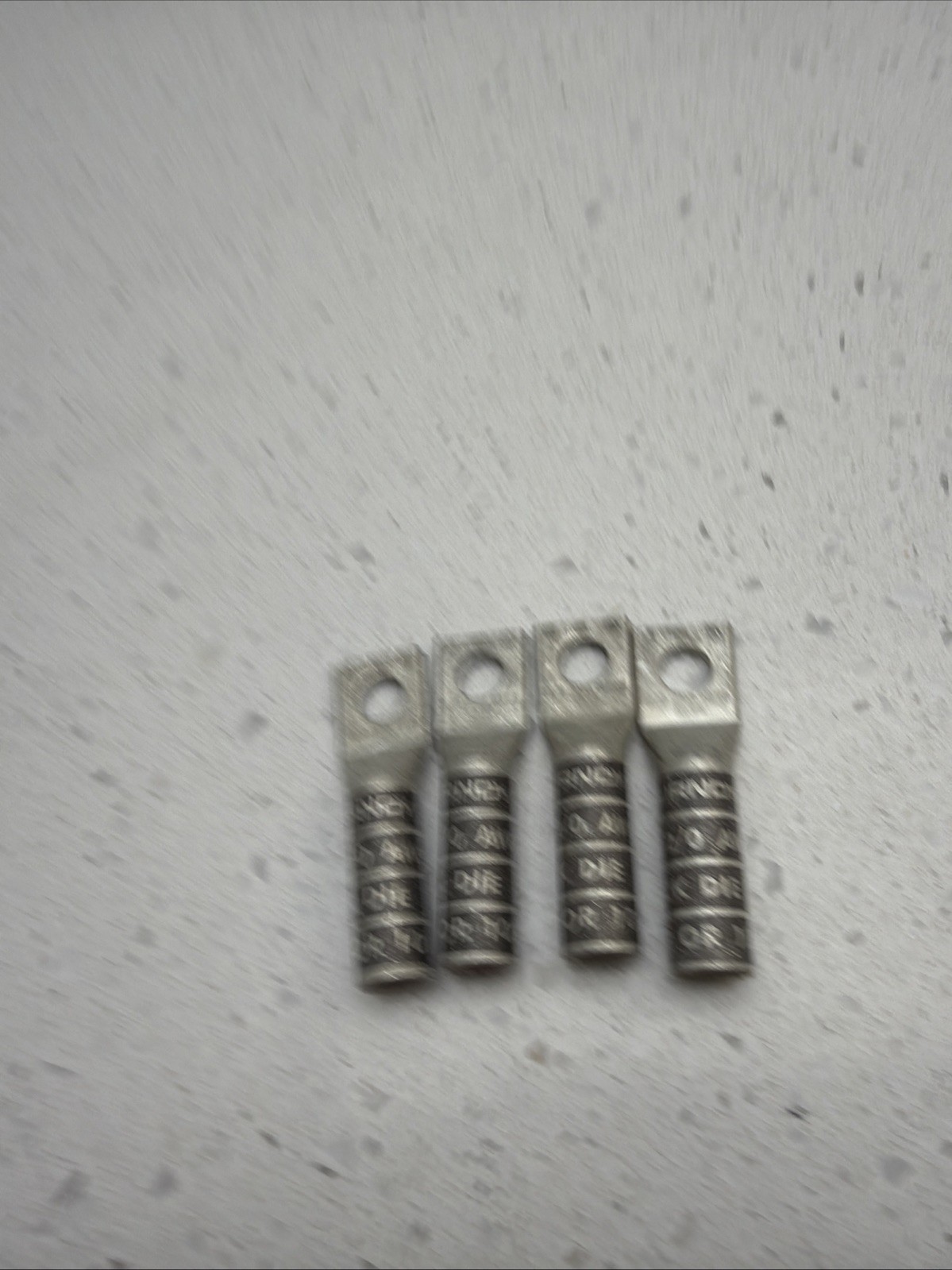 BURNDY YA26 N125 2/0 Black Die 100 Crimp On Terminal Lug (Lot Of 4)