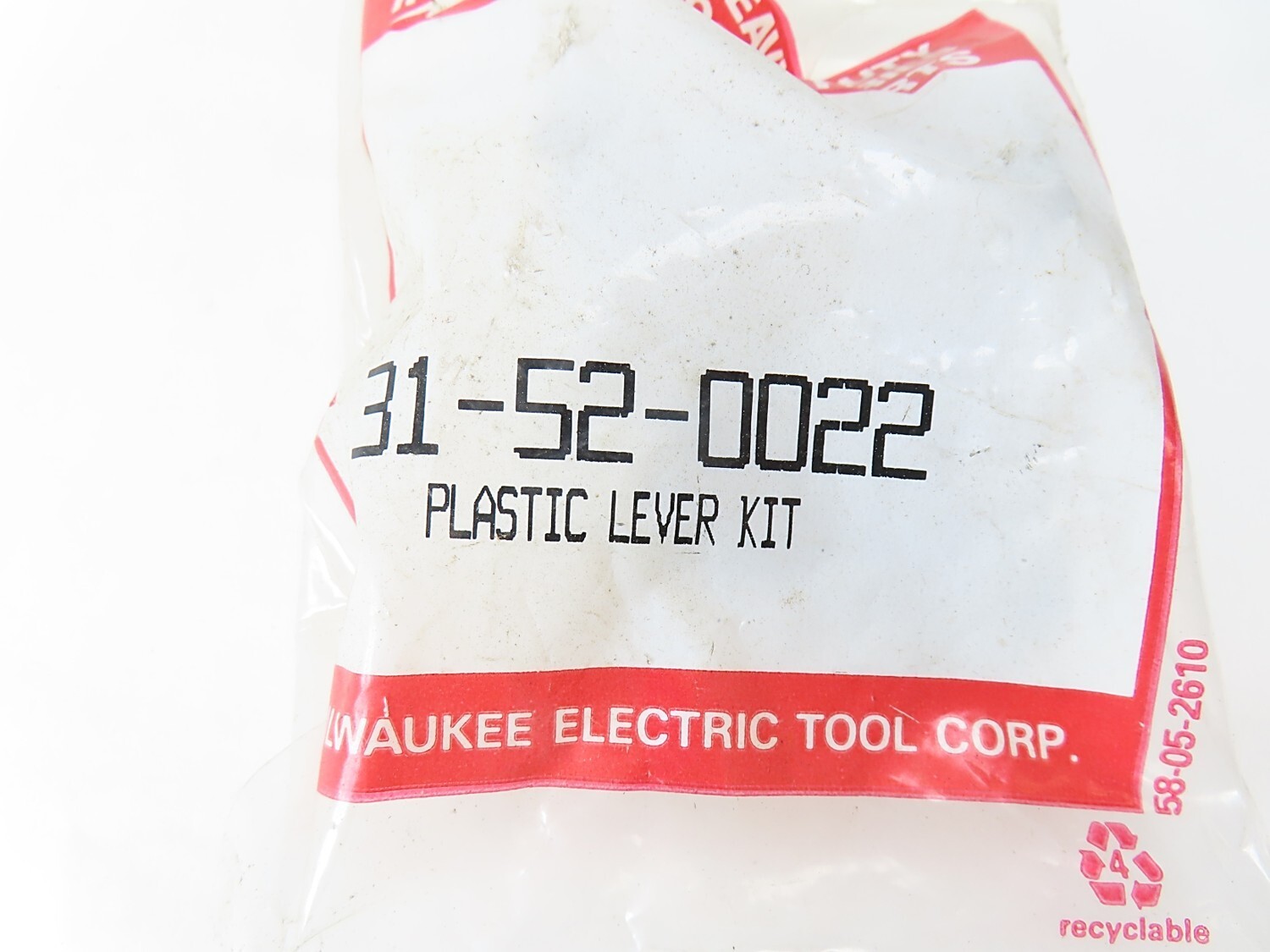 Milwaukee 31-52-0022 OEM Plastic Lever Kit 31520022 (NOS) NEW NO BOX