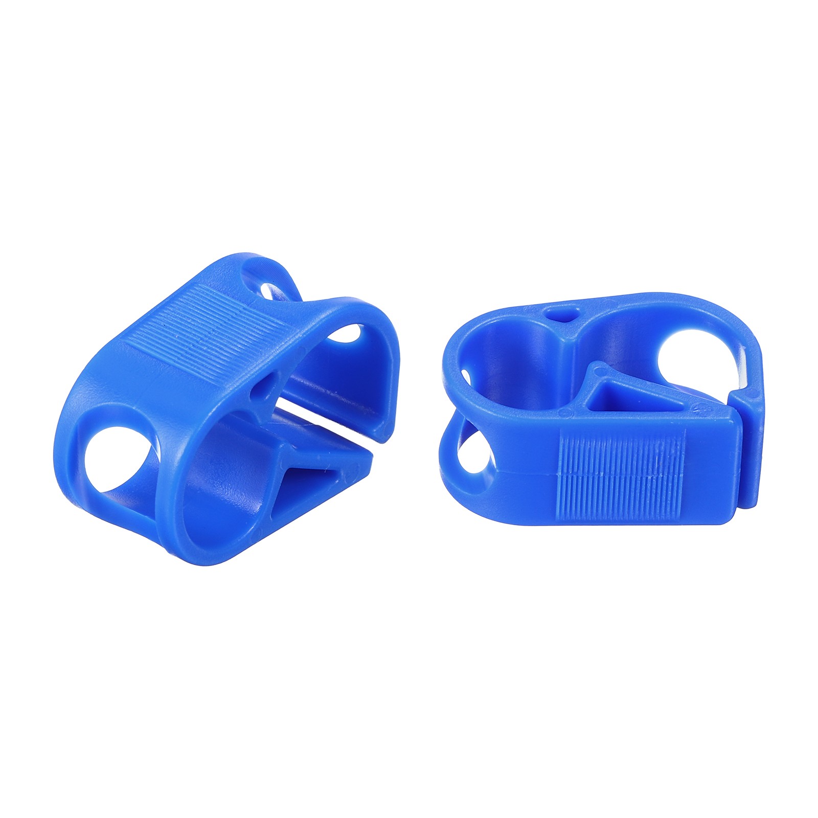 12Pcs Plastic Tube Clamps 3/16″ – 5/16″ Tube OD Flow Control Hose Clamp Blue
