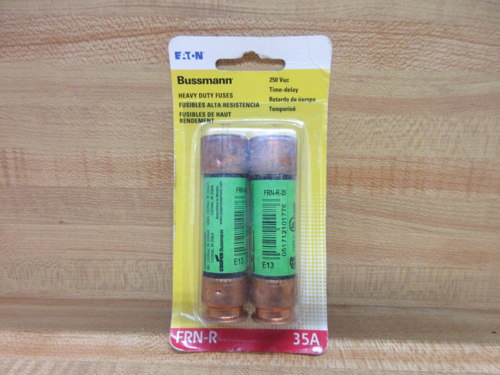 Buss FRN-R-35 Bussmann Fuse Cross Ref 4A452 Energy Efficient (Pack of 2)