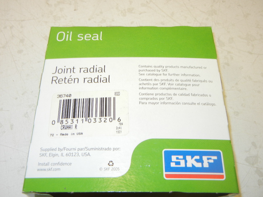 SKF 36740 NEW OIL SEAL JOINT RADIAL 36740