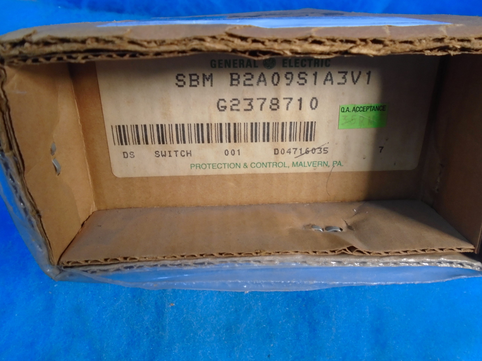 GE 16SBMB2A09S1A3V1 SWITCH TRANSFER QA 0 ROTARY 1YR WARRANTY