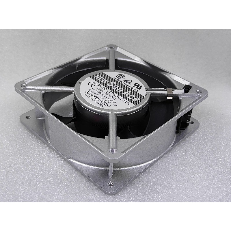 Sanyo 109S075UL 12038 100V 18/16W 0.24/0.21A 12CM Inverter Cooling Fan