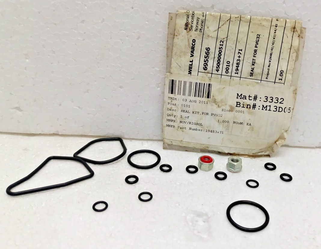 NOV/Rigsol Seal Kit For PVG 32 Free Expedite Shipping Worldwide