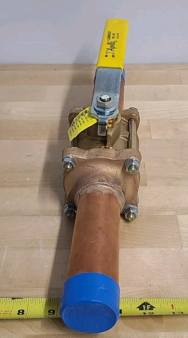 Apollo 82-207-A1, 1-1/2 600WOG Dual Port Solder Ball Valve