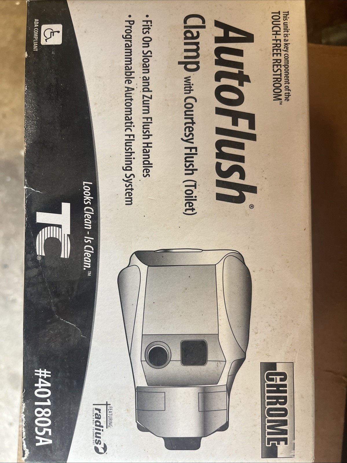 Technical Concepts TC AutoFlush W/Courtesy Flush Chrome #401805A