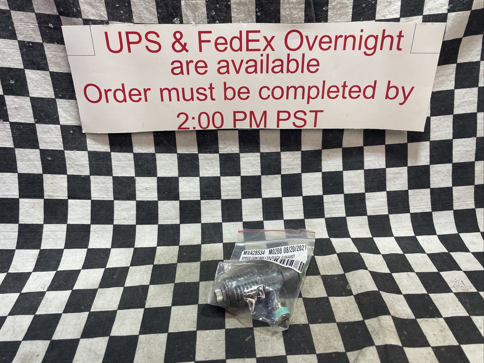 SMC SPEED EXHAUST CONTROLLER, ASV410F-02-08S, ASV410F0208S, SHIPSAMEDAY#109V5
