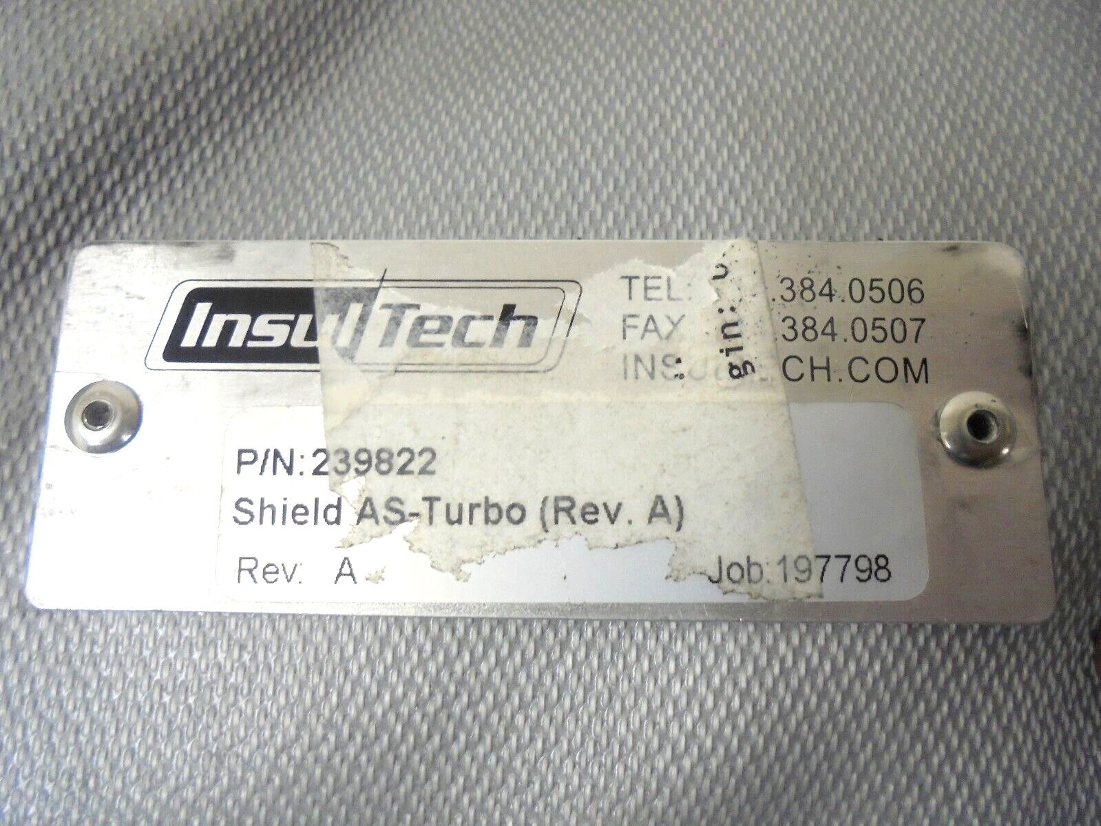 InsulTech Turbo Exhaust Heat Shield 239822