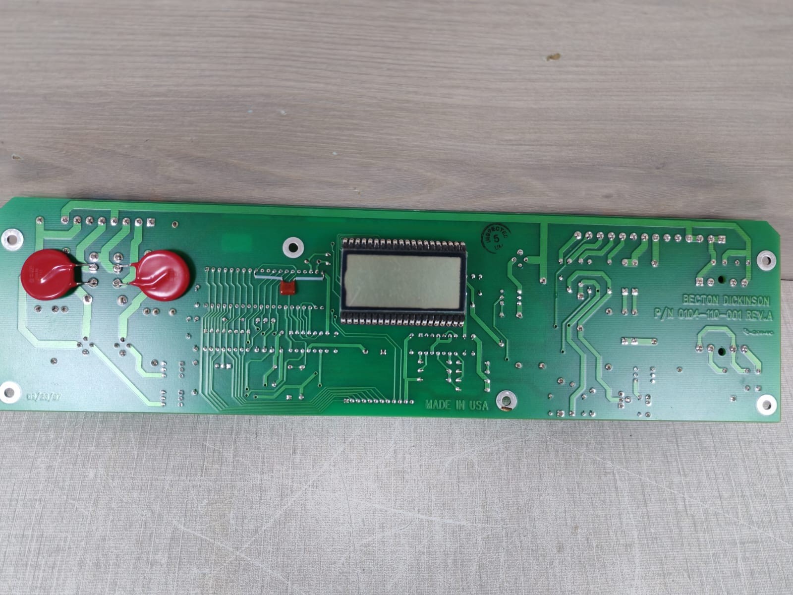 BECTON DICKINSON ASSY 0104-110-000 REV.A.3 MAIN PC BOARD P/N 0104-110-001 REV.A