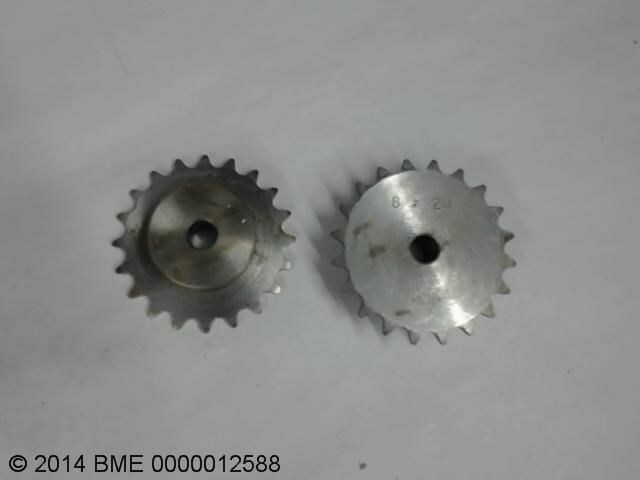 Ametric 8-20, 8 Chain, 20 Teeth, 8 Mm Bore