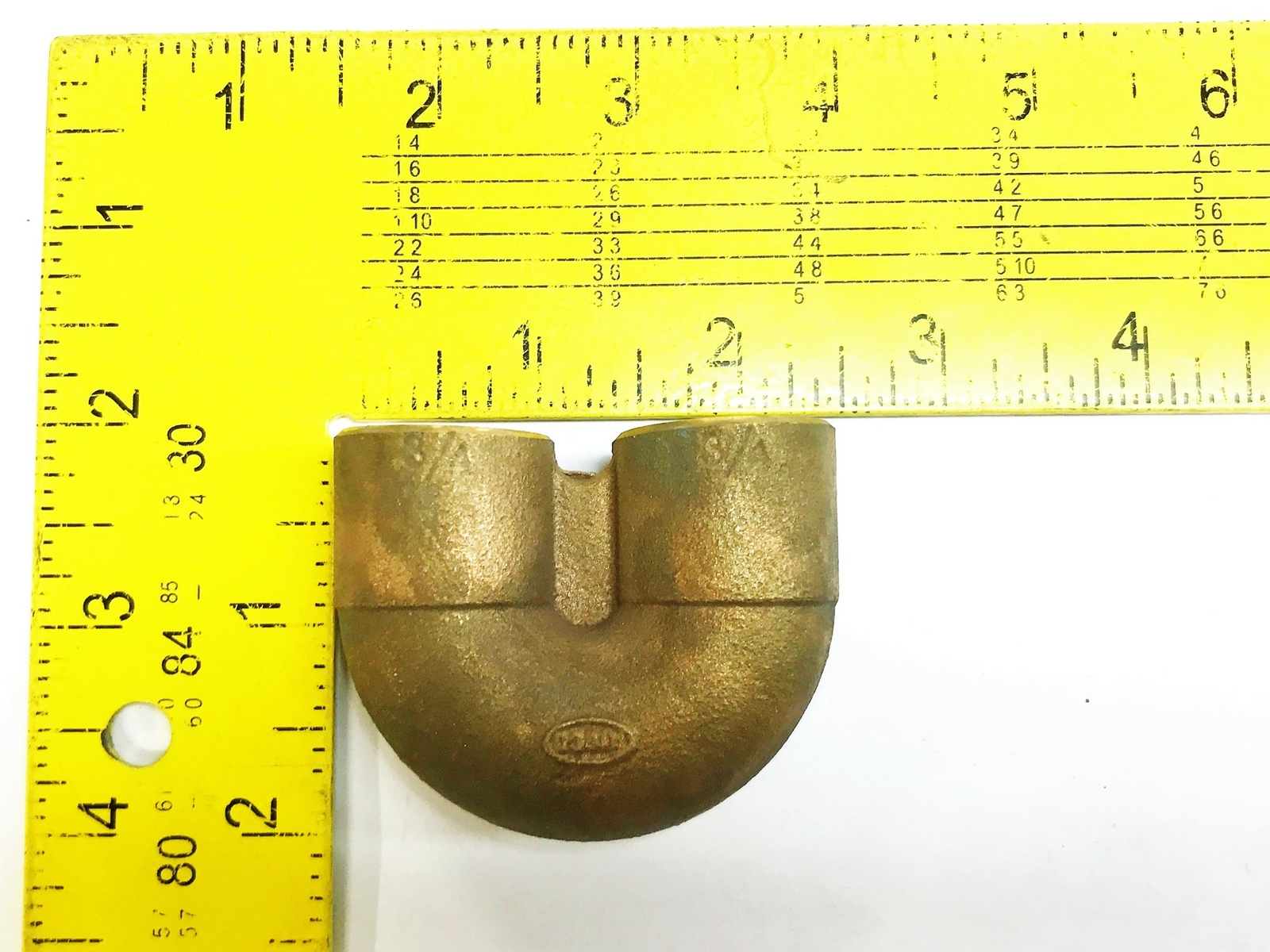 NIBCO Bronze 3/4″ Sweat x 3/4″ Sweat 180 Degree Coupling B292250 NOS
