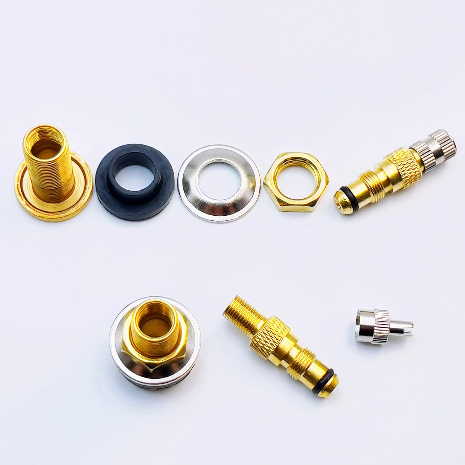 2Pieces TR618A 1-7/8″ Tractor Air/Liquid Valve Stems for Industrial, Agricultura