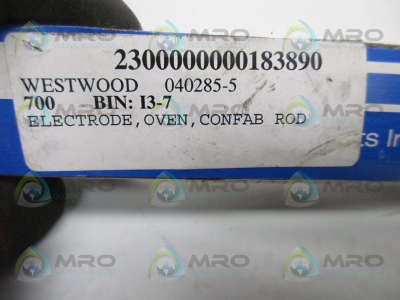 WESTWOOD 040285-5 ELECTRODE OVEN CONFAB ROD NSMP