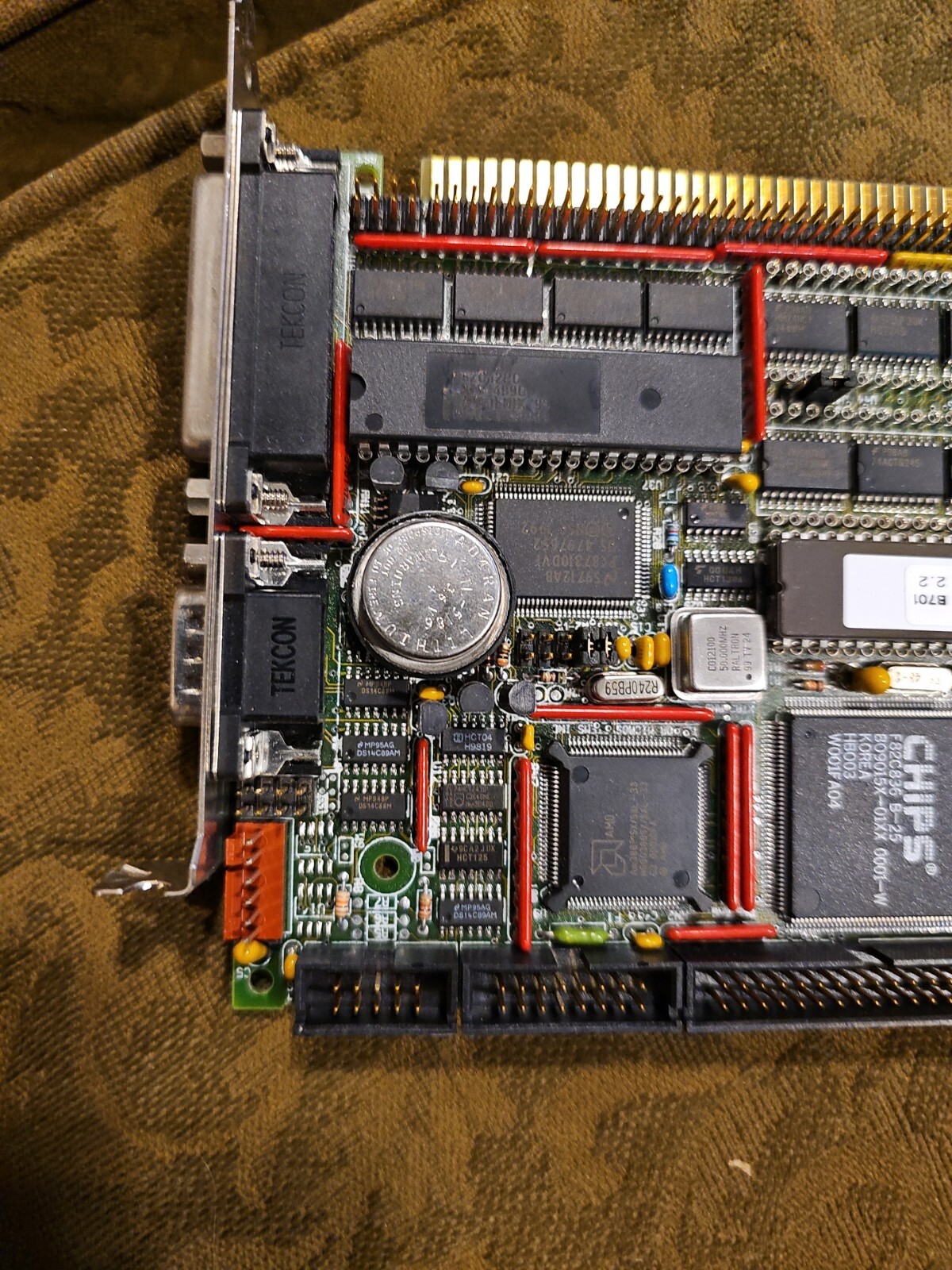 Teknor Microsystems TEK-AT2 T701A_5-25 Computer T701SX25