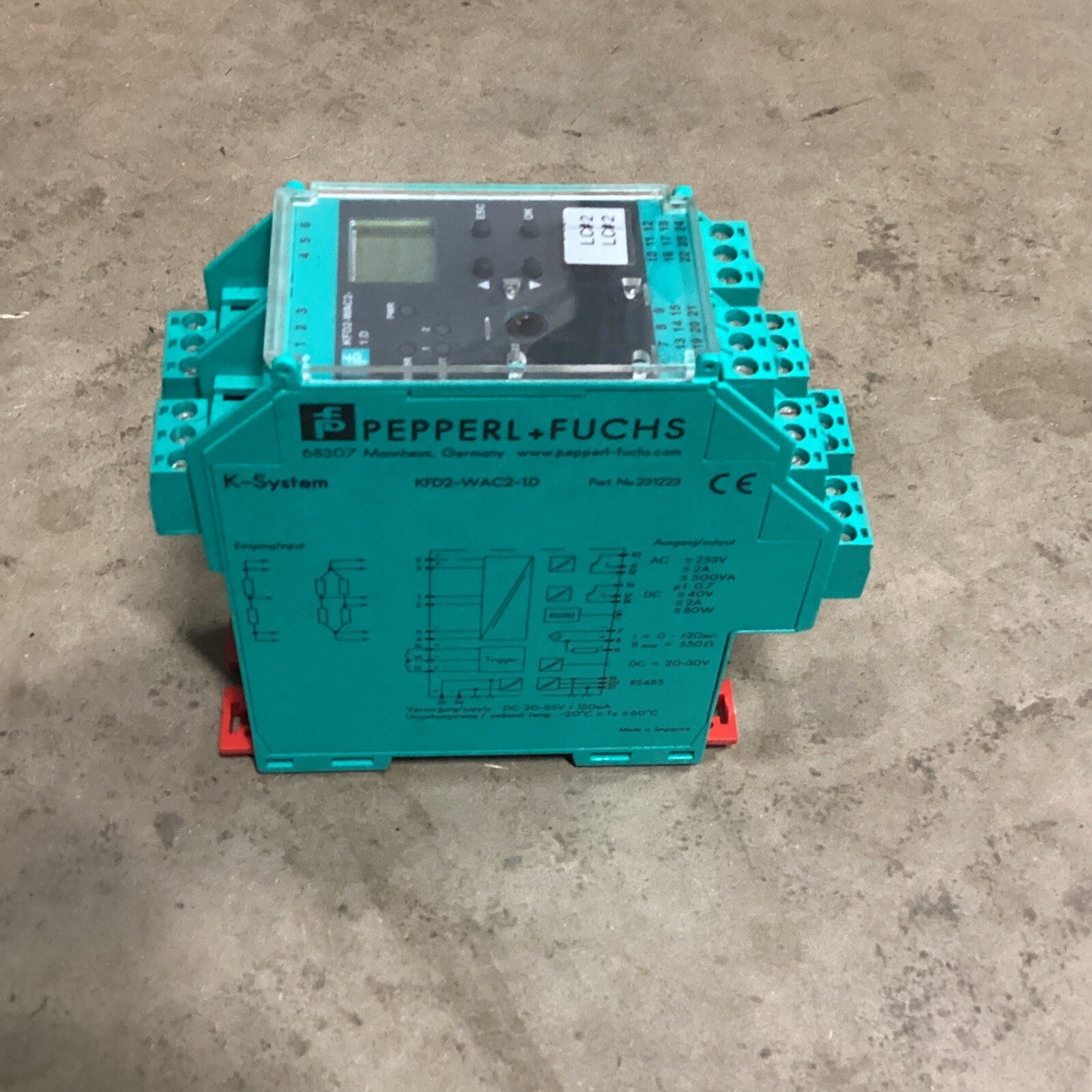Refurbish PEPPERL+FUCHS, K-System, Part: 231223, Type: KFD2-WAC2-1.D