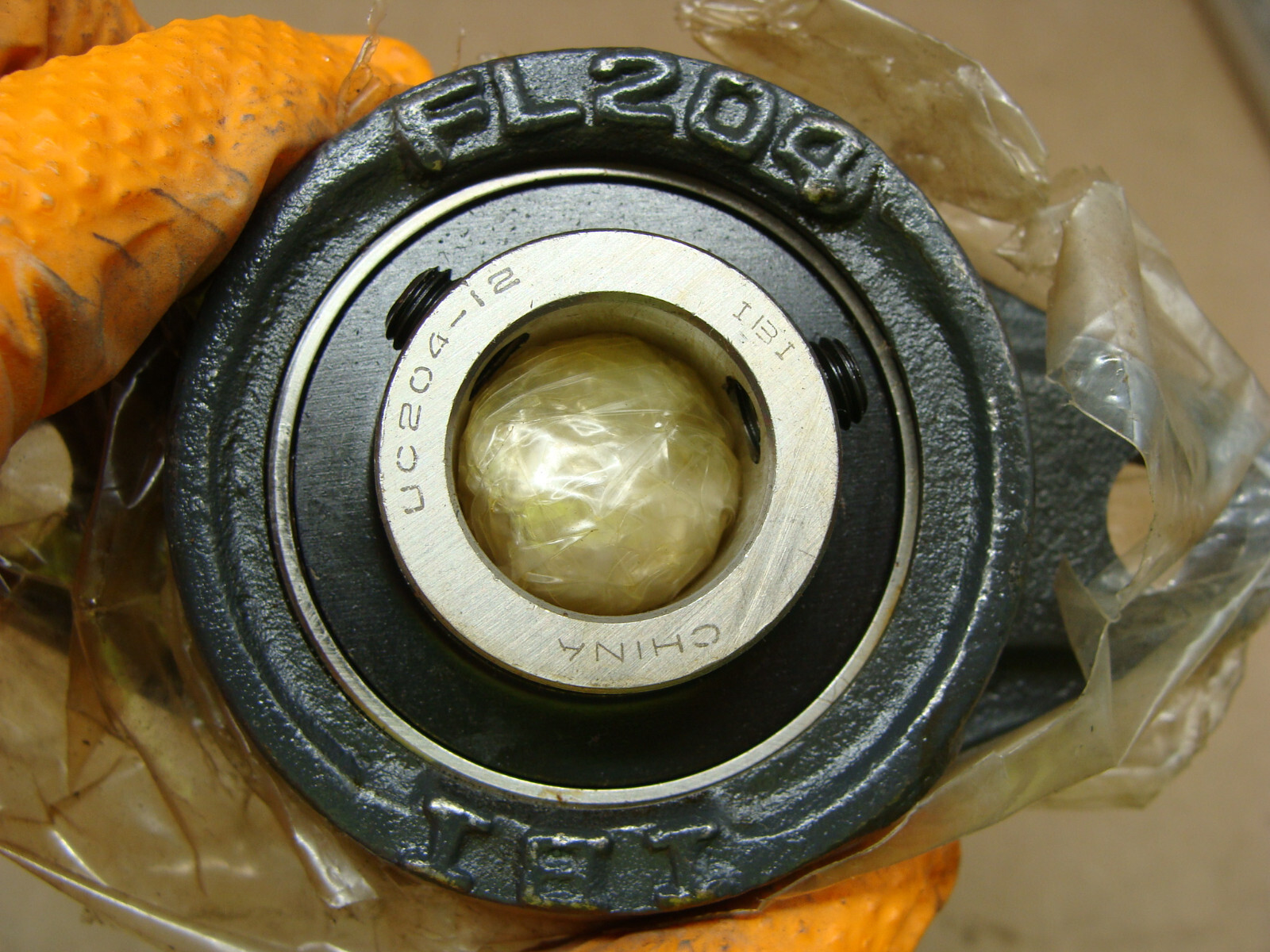 LOT OF 3 IBI FL204 2-BOLT FLANGE BEARINGS INSERT UC204-12 3/4″ BORE