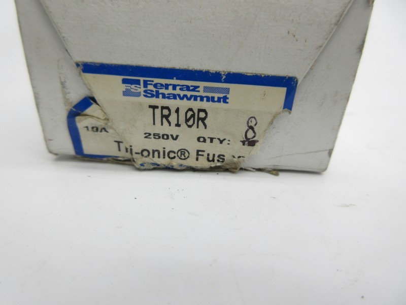FERRAZ SHAWMUT TR10R 250VAC 10A (PKG OF 8) (WH/PK) NSMP