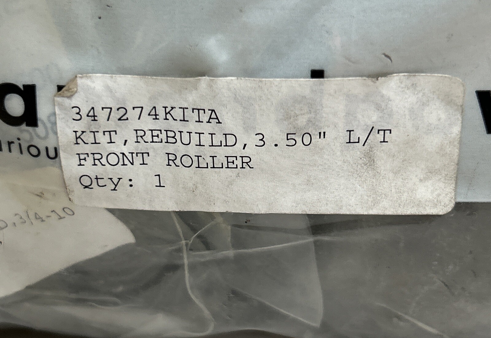DIAMOND POWER,347274KITA,FRONT ROLLER REBUILD KIT 3.50INCH NEW