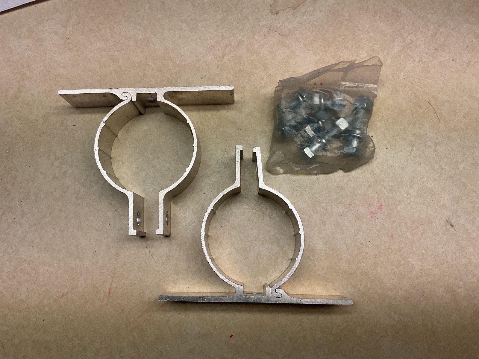 Signs Direct Pipe Post Mount 2 3/8” OD Round – New – 9 Sets