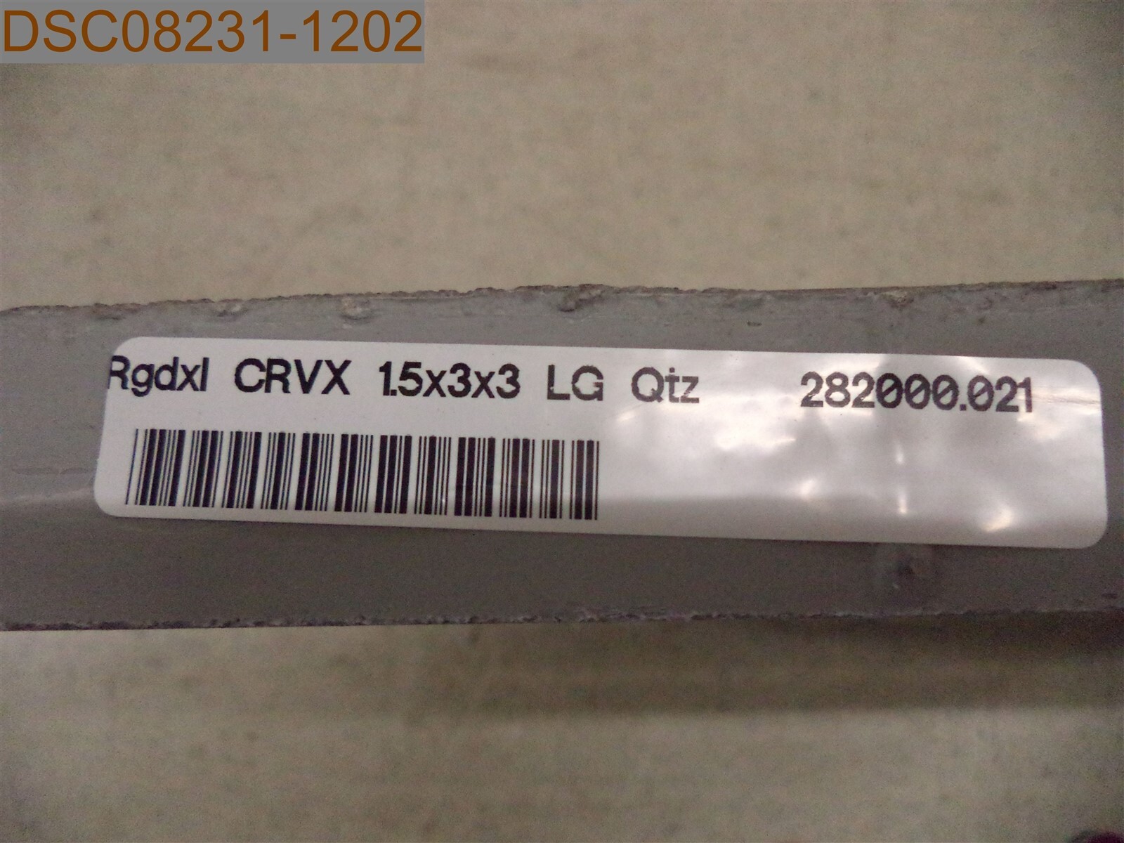 Light Gray Moltruded Grating, Corvex Resin Type, 1.5x3x3, 282000.021, 4AUR1
